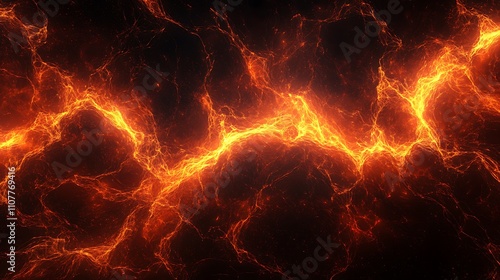 Dynamic Plasma Lightning and Fiery Energy Surges Capturing Electric Cosmic Storms in High Definition