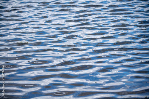 Surface of sea water. Deep blue sea texture background. Background of aqua sea water surface. Blue sea surface. Aqua water surface. Blue ocean water texture background.