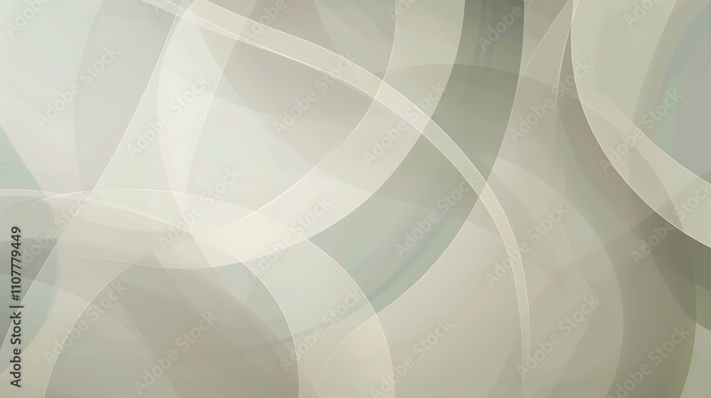 Fototapeta premium Abstract Background with Intersecting Curved Lines and Circles