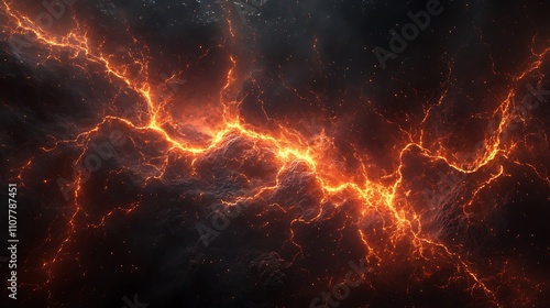 Wallpaper Mural Dynamic Plasma Lightning and Fiery Energy Surges Capturing Electric Cosmic Storms in High Definition Torontodigital.ca