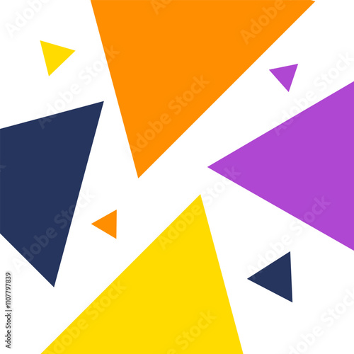 Free Download Colorful abstract triangle pattern geometric style background. Vector illustration template design - GFXLoad