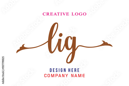 LIG  lettering logo is simple, easy to understand and authoritative