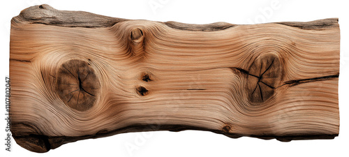 Close-up of a textured piece of wood with visible knots