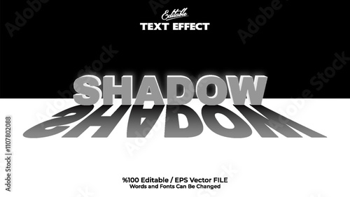 Long Shadow Style Editable Shadow Text Effect