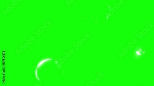 Green screen animation motion graphic with chroma key clip template 4k Background. Easy removed green screen. High resolution. Ultra High Definition, 4k video.