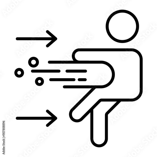 Impact outline icon