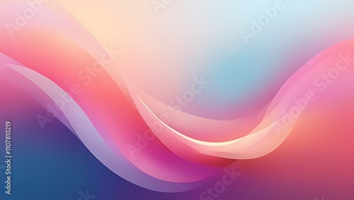 Abstract Gradients-themed with smooth flowing waves background. isolated abstract wave theme