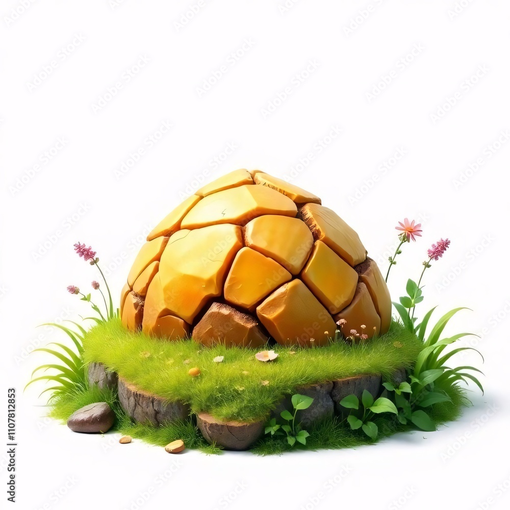 Fototapeta premium Nature element 3d render - Graphic and Game Development asset