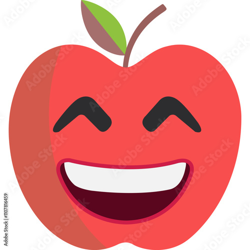 Smile apple face