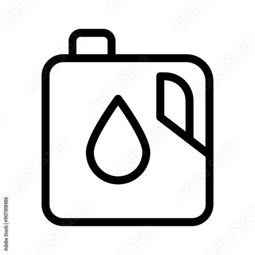 gas can line icon