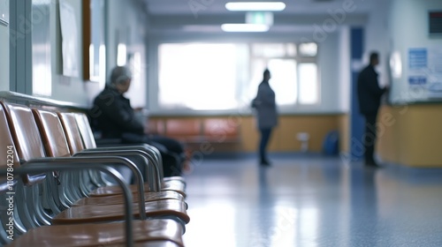 An investigative healthcare scene with a journalist interviewing healthcare professionals about public health initiatives, close-up shot, Documentary style photo