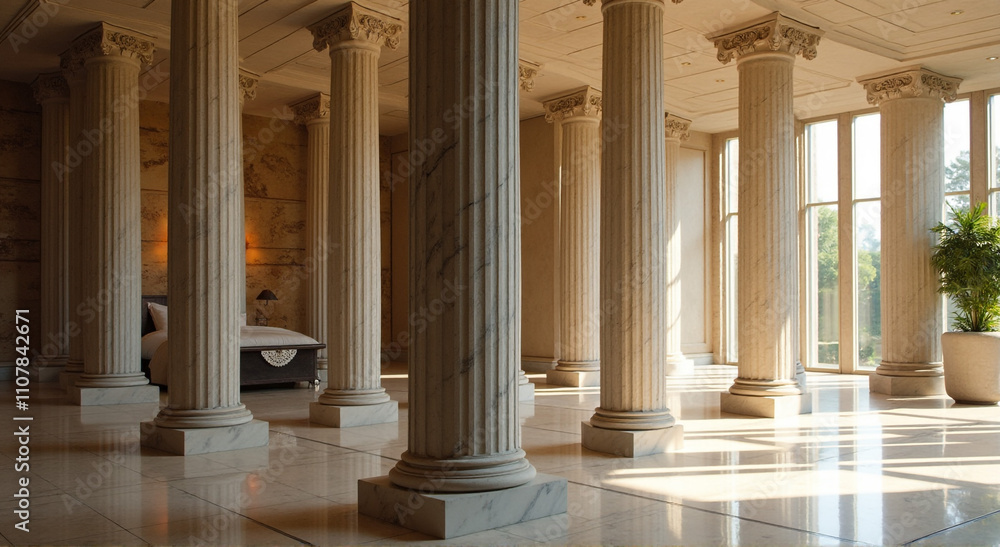 Fototapeta premium pillars of the supreme court