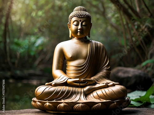  loard budhdha meditation in nature 