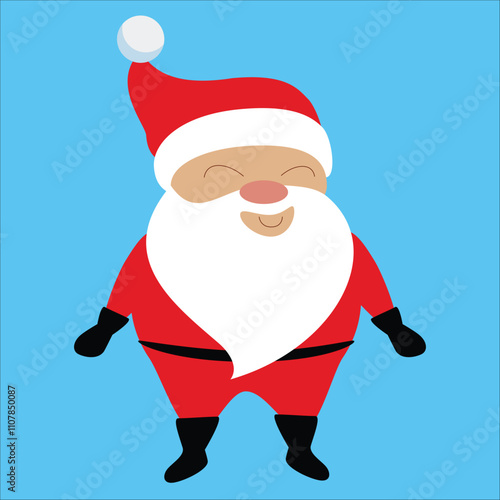 Santa Claus Christmas Vector Illustration