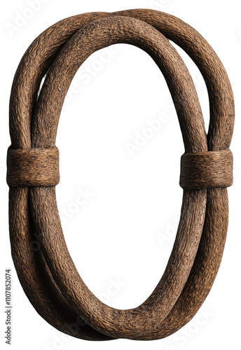 PNG Coconut tree rattans tied in an oval shape