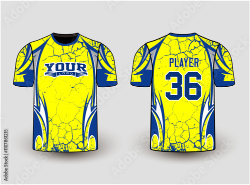 Sports gear template mockup is a perfect fit for all sports. The designs that go on casual wear, shirts, fashion apparel, and all kinds of team uniform