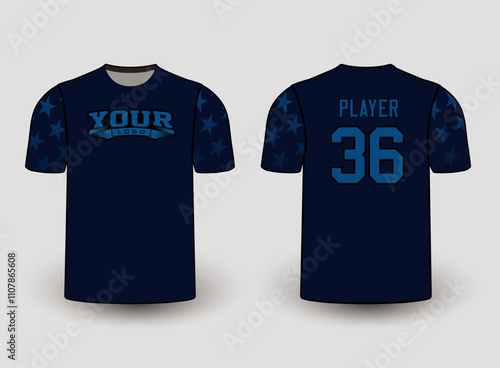 Sports gear template mockup is a perfect fit for all sports. The designs that go on casual wear, shirts, fashion apparel, and all kinds of team uniform