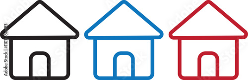 set of houses