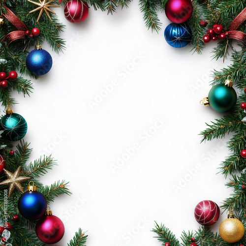 クリスマスリースのデザイン素材
