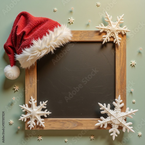 Charming Christmas Decor Featuring a Festive Hat