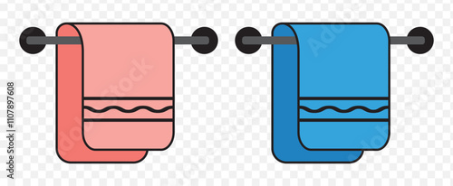 Towel Hanger vector icon