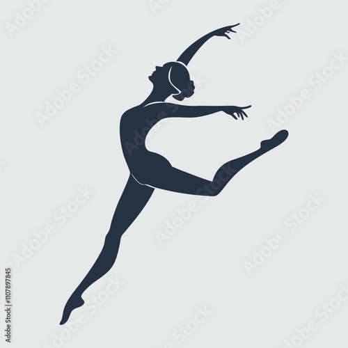 dancer silhouette vector art and illustration