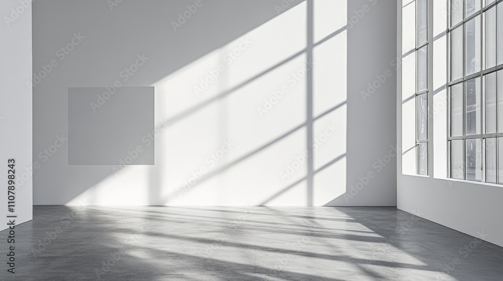 Obraz premium Minimalist Interior with Natural Light