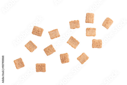 cinnamon toast crunch isolated on white
