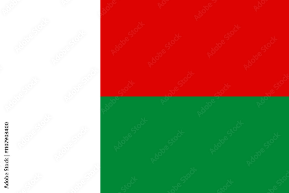 Obraz premium Madagascar flag