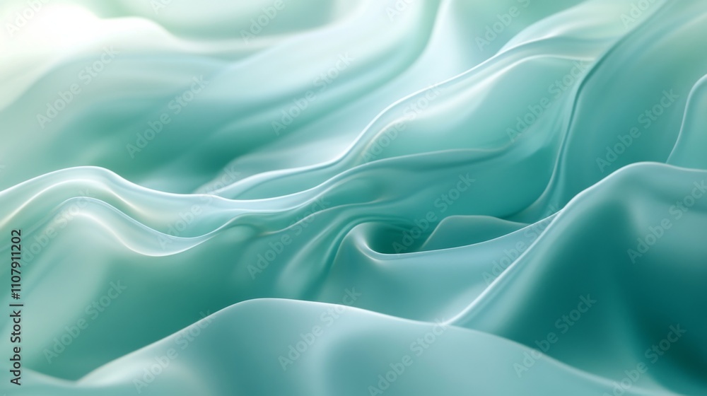 Obraz premium Abstract Flowing Fabric