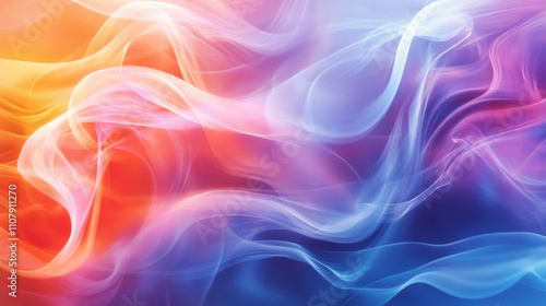 Wallpaper Mural Colorful Abstract Smoke Design Torontodigital.ca