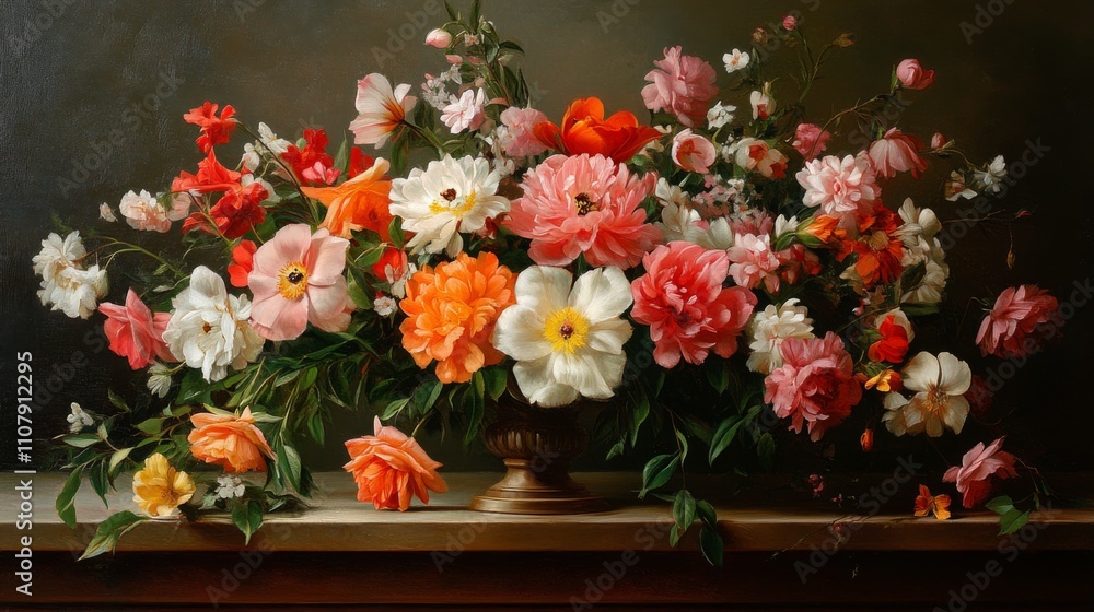 Obraz premium Vibrant Floral Arrangement