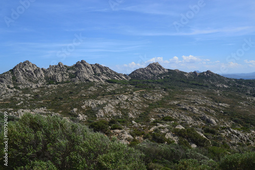 Veduta di Poggio Santo Stefano e Monte Tejalone dalla fortezza di Arbuticci