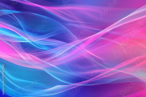 Wallpaper Mural  Glowing Abstract Design with Dynamic Energy and Digital Motion Torontodigital.ca