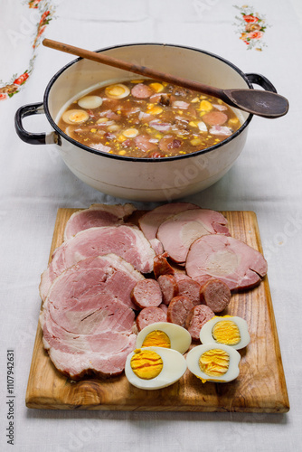 Tradycyjna potrawa Wielkanocna ze Spiszu.