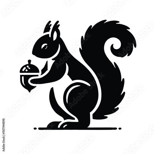 Squirrel Silhouette