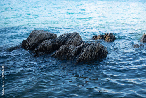 rocks in the sea