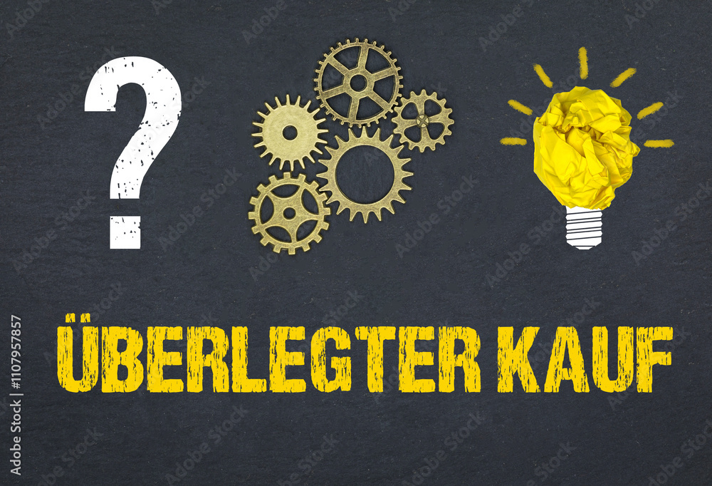 Obraz premium überlegter Kauf 