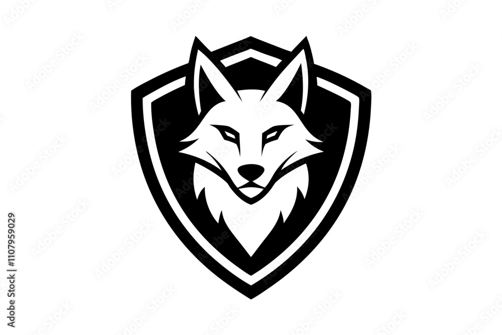 Obraz premium wolf head icon