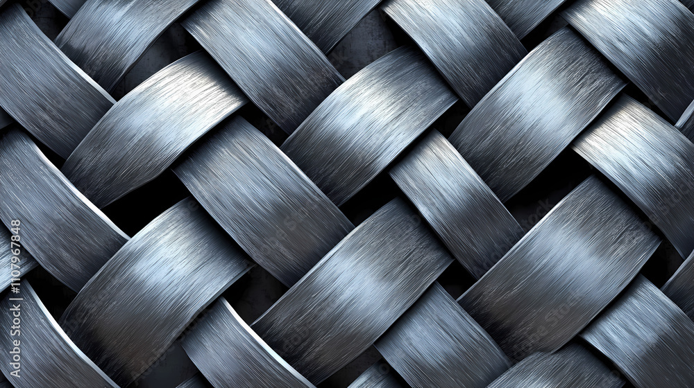 Decorative woven metal. Woven. Illustration Decorative woven metal. Woven. Illustration