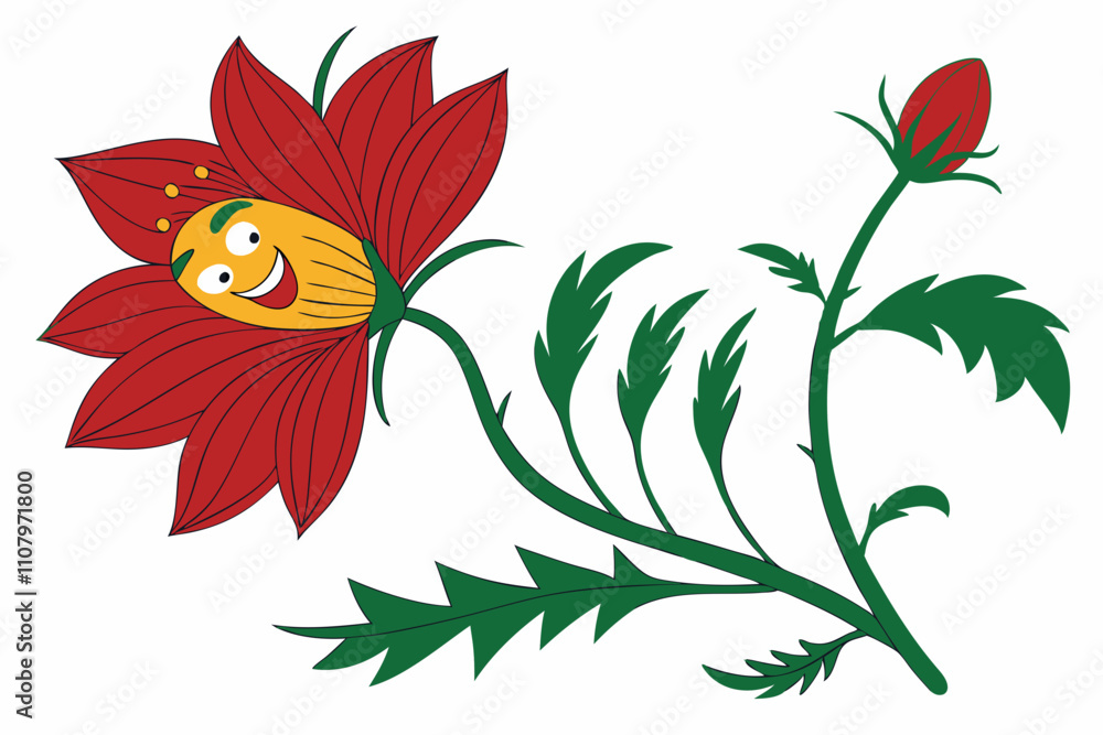 Obraz premium Learn how to create a hilarious Christmas-themed alpine azalea design on a white background! Perfect for adding humor to your holiday decorations or festive projects. Watch this step-by-step tutorial 
