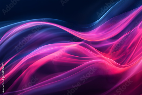 Wallpaper Mural Glowing Abstract Design with Dynamic Energy and Digital Motion Torontodigital.ca