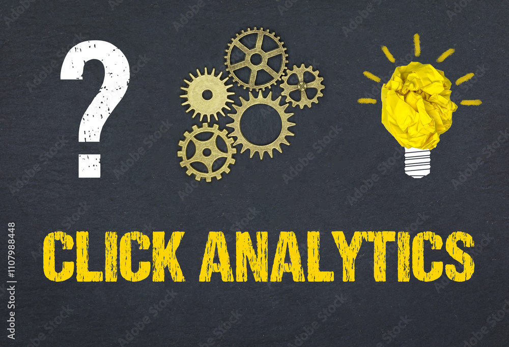 Obraz premium Click Analytics