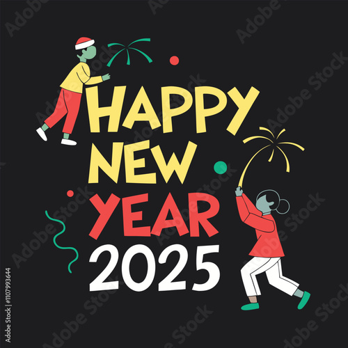 Happy New Year 2025 Background