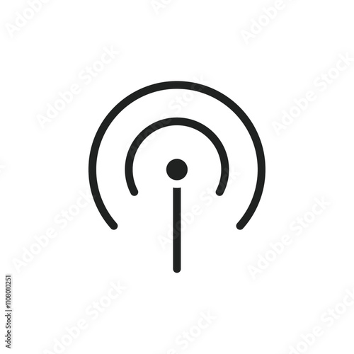 Broadcast Icon web design in vector