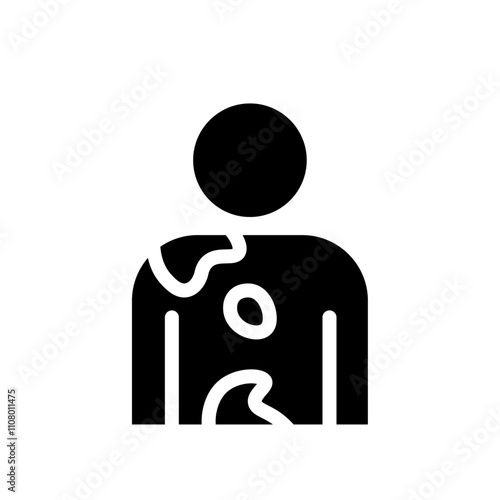 Contact Dermatitis icon web design in vector