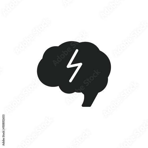Epilepsy icon web design in vector