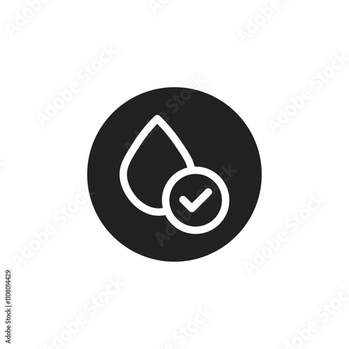 hypoallergenic icon web design in vector