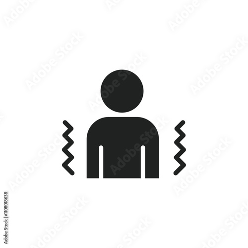 Trembling icon web design in vector