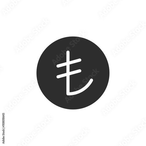 Turkish lira icon web design in vector